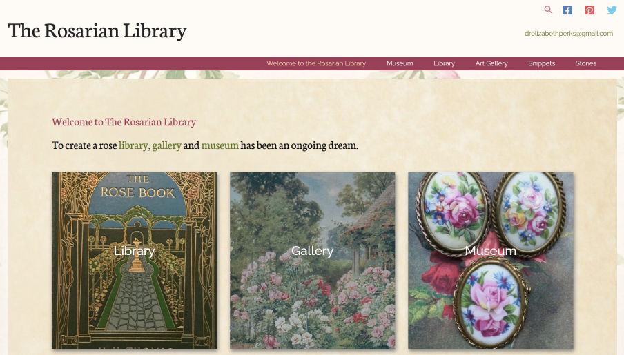 The Rosarian Library website by Gammon's Take